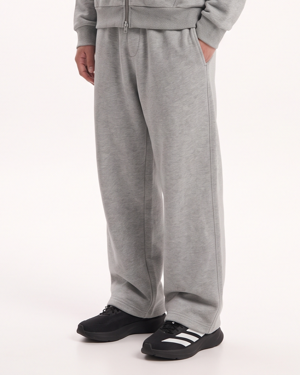 Grey Matter Boxy Fit Set | 360 GSM Cotton Boxy Hoodie & Baggy Jogger Co-Ord Set