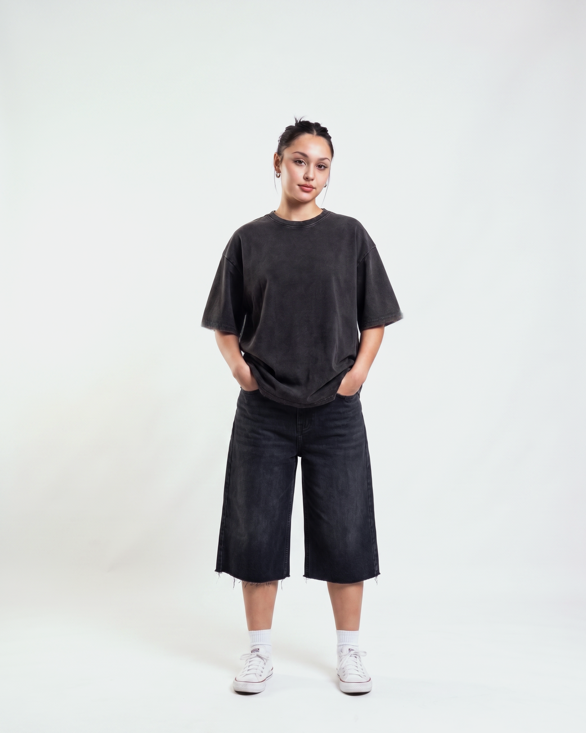 Vintage Fade Wash Oversized T-Shirt | 240 GSM French Terry Oversized Tee