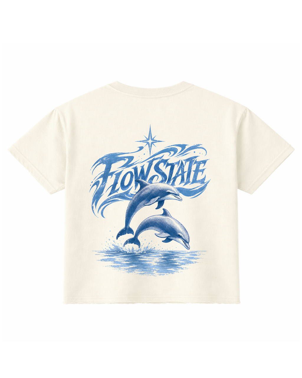 Flowstate Boxy Fit T-Shirt | 240 GSM French Terry Off-White Graphic Tee