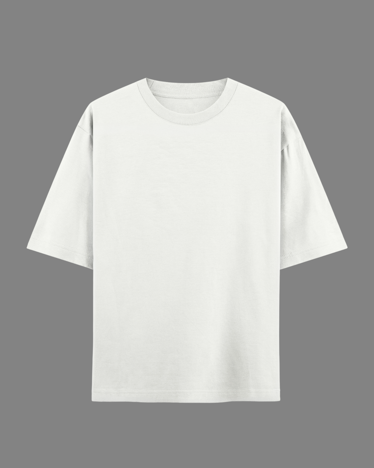 White Oversized T-Shirt | 240 GSM French Terry Cotton Oversized Tee